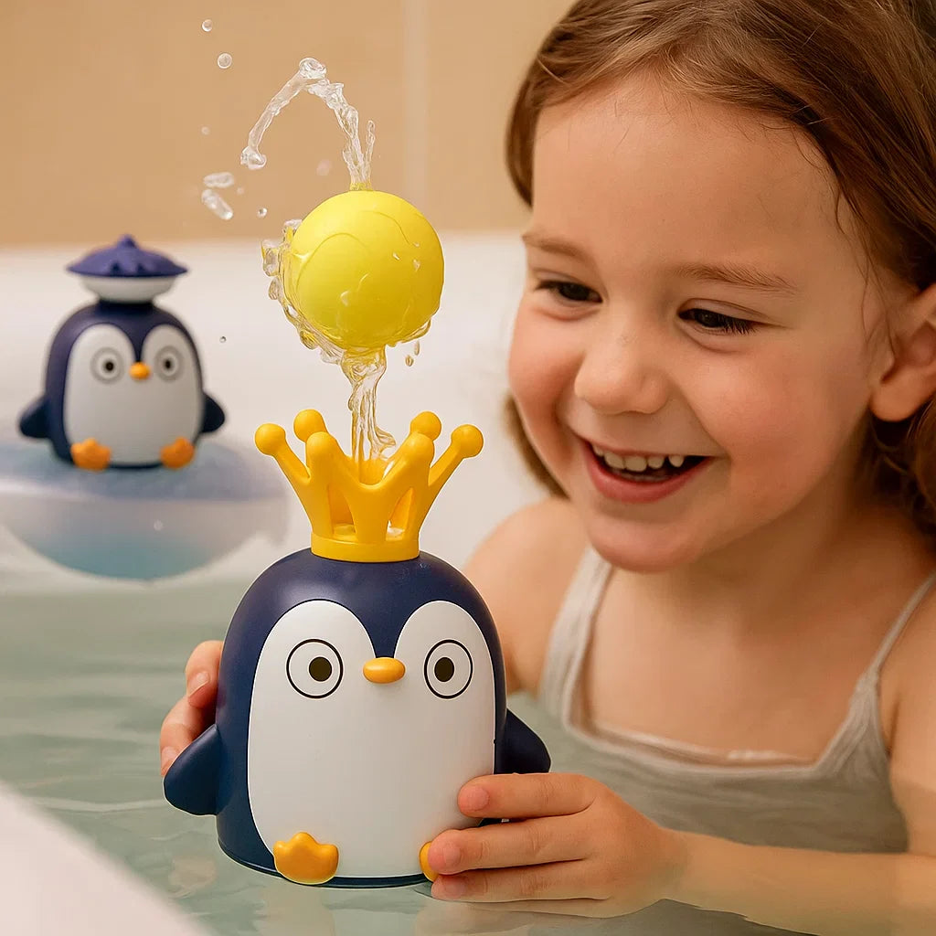 Pinguin Fontäne Badespielzeug