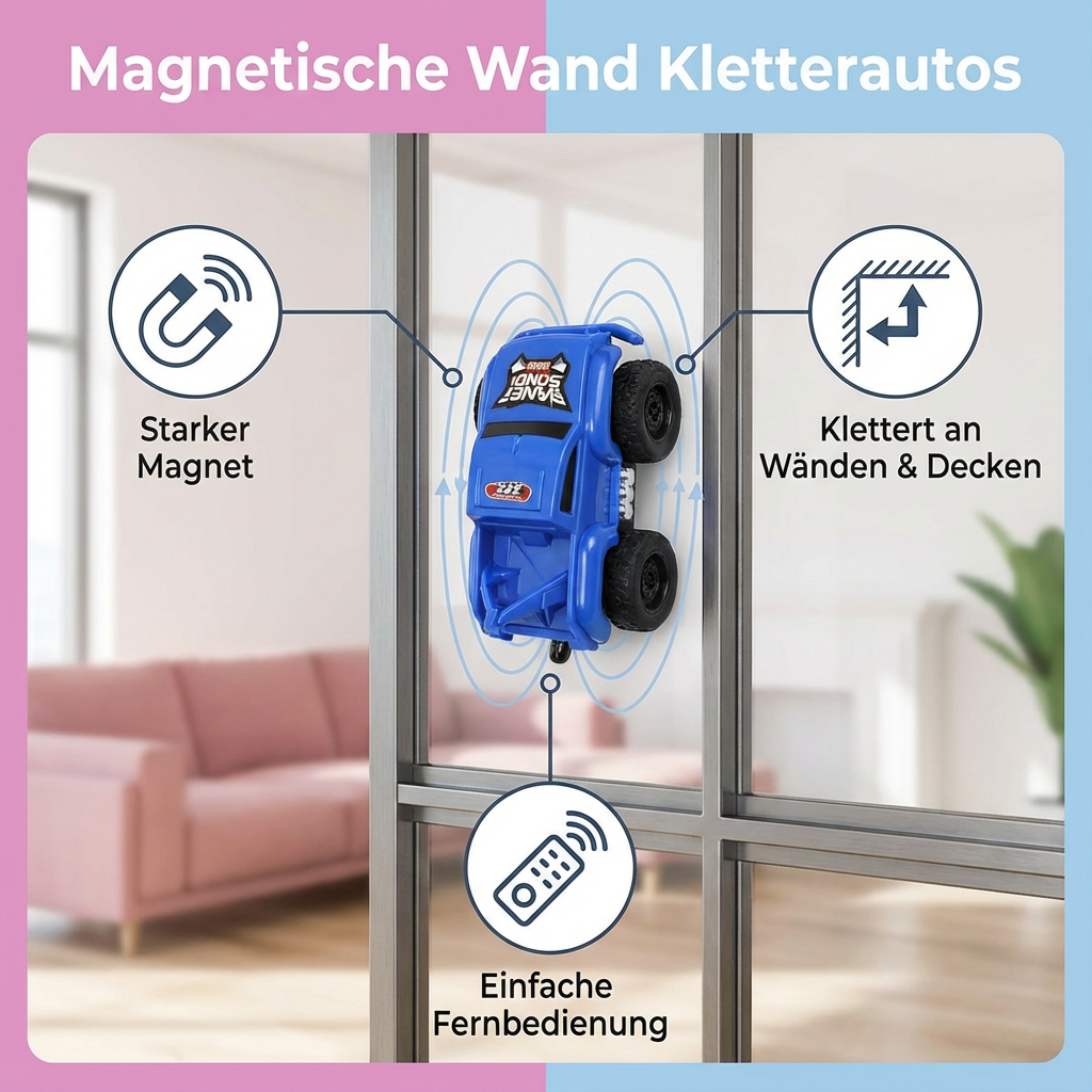 Magnetische Wand Kletterautos