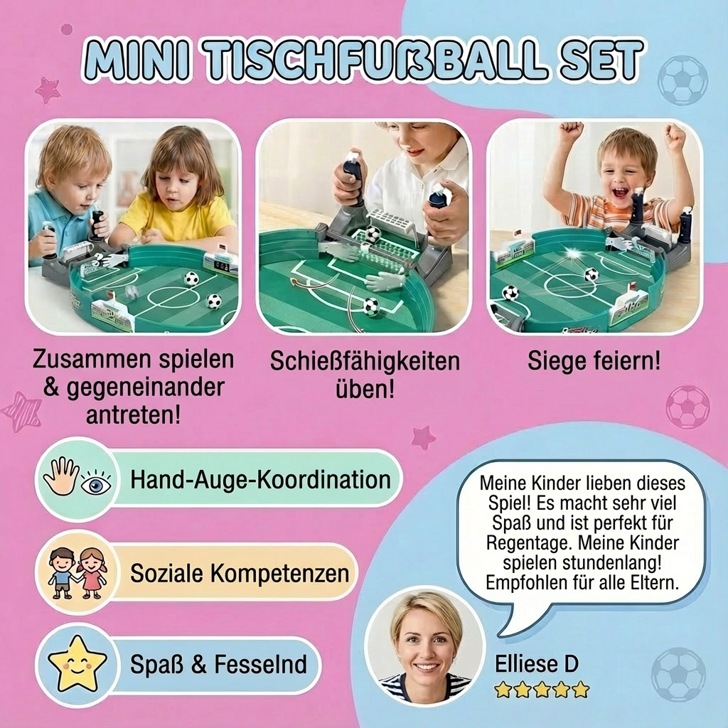 Mini Tischfußball Set