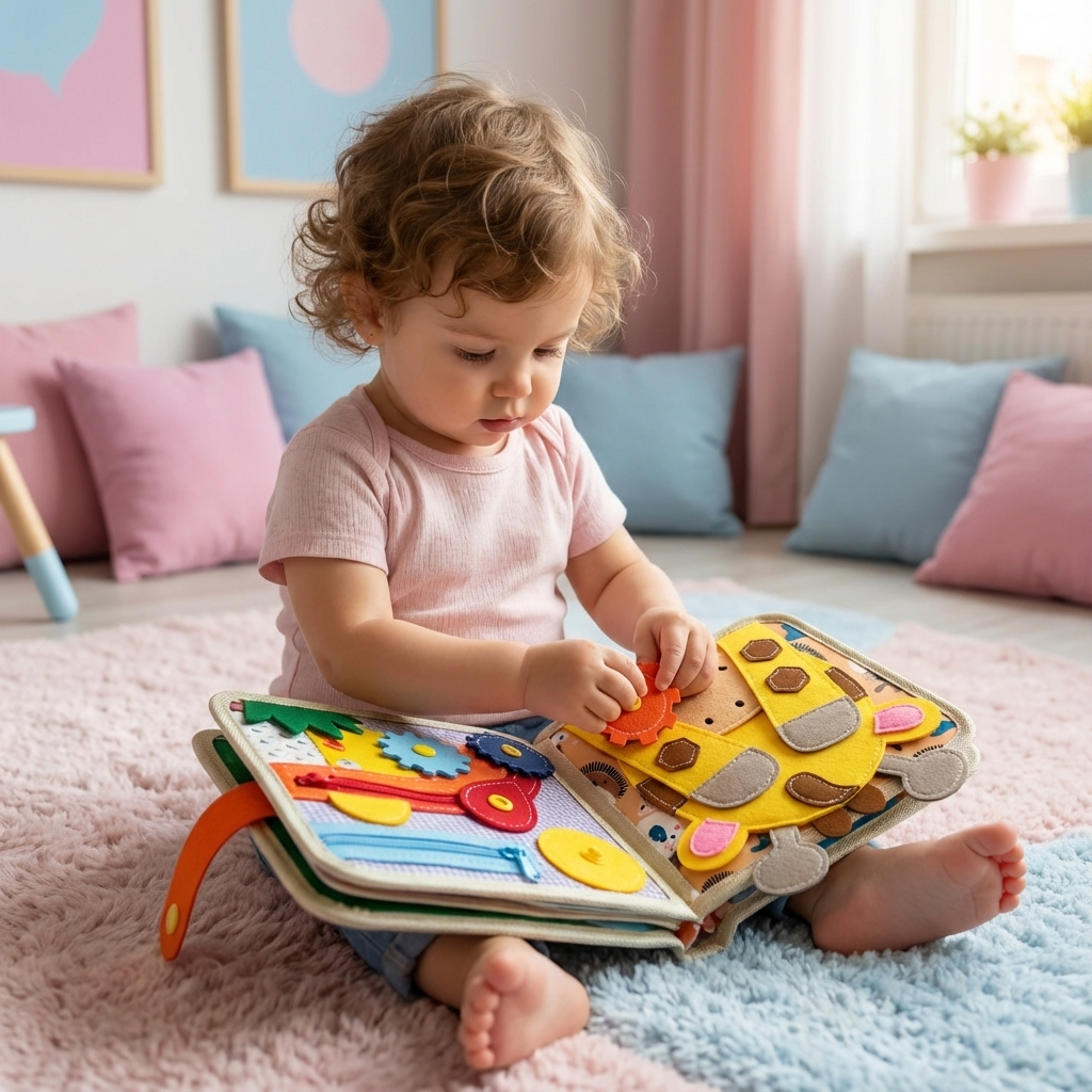 Montessori Sensorisches Giraffen Geschichten Buch