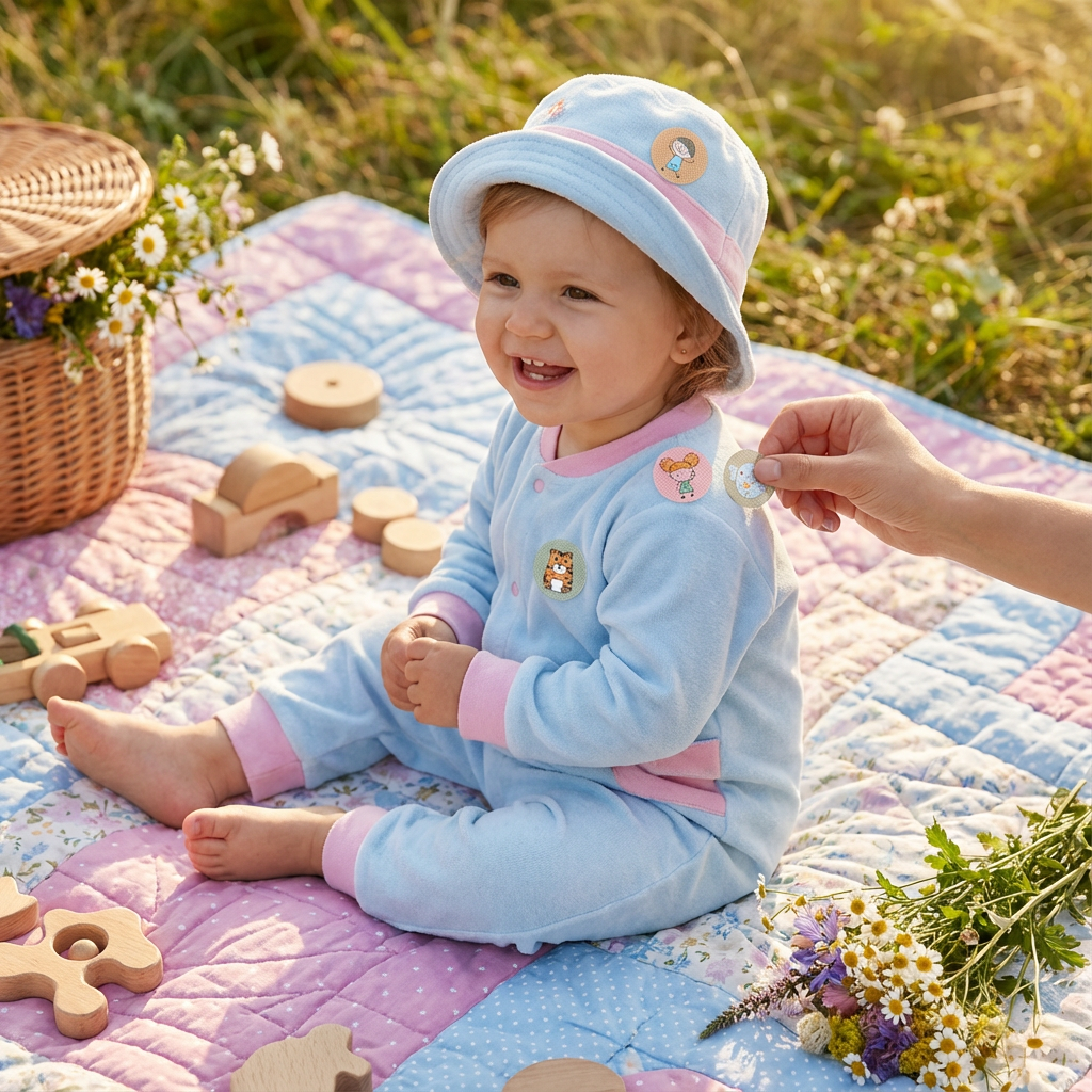 Natürliche Aufkleber zum Schutz vor Mücken für Kinder und Babies (100 Stück)