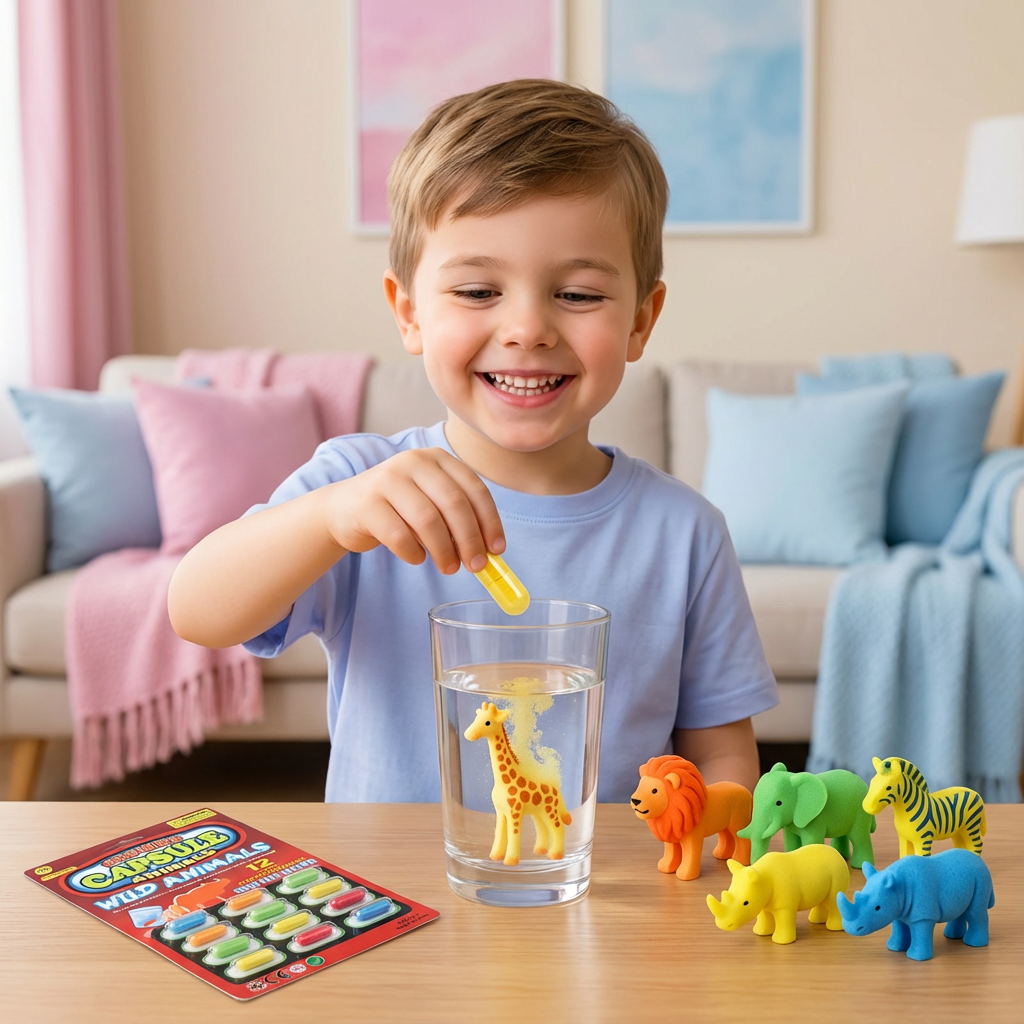 Magische Wasser Tier Wachstumskapseln