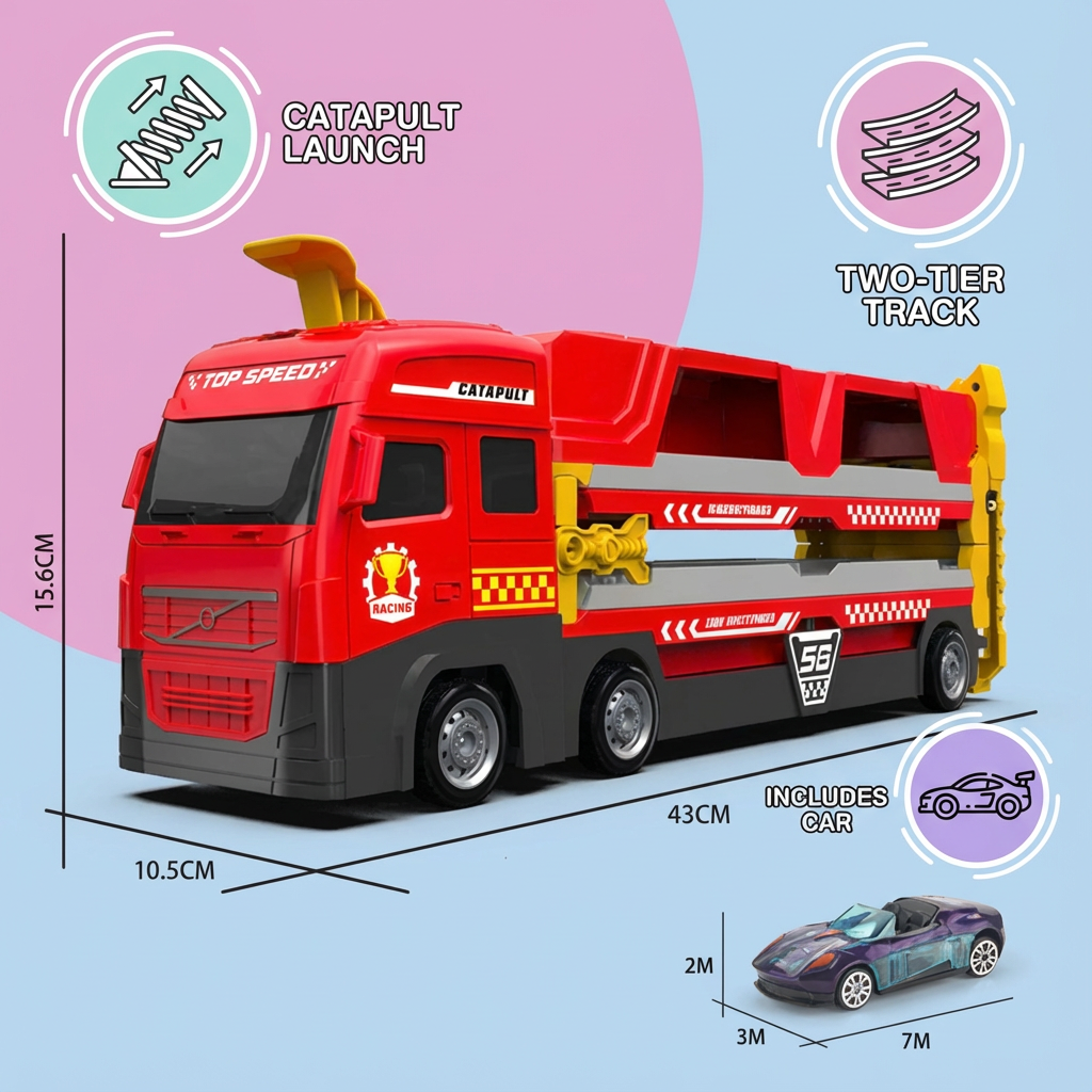 Autorennbahn Spiel Truck für Kinder