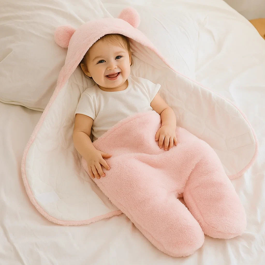 Baby Decke und Schlafanzug im Bärendesign