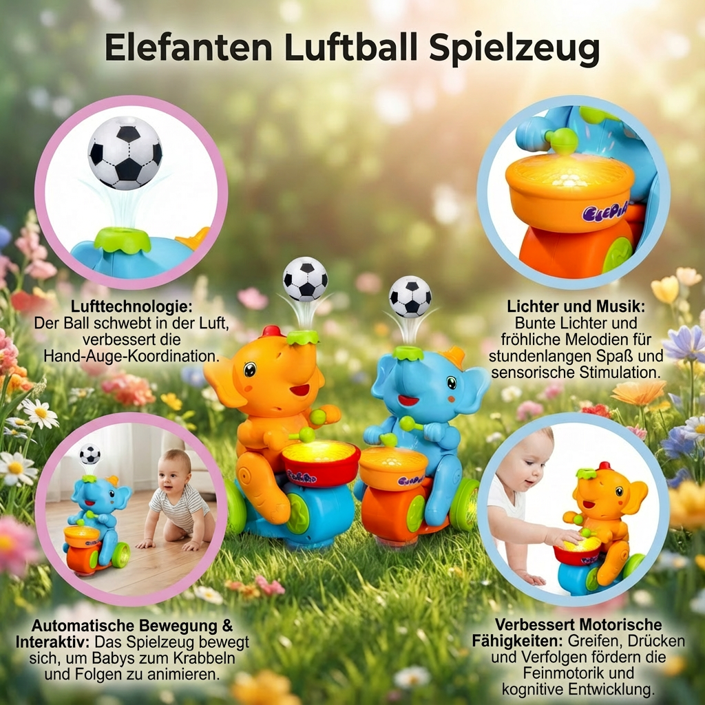 Elefanten Luftball Spielzeug