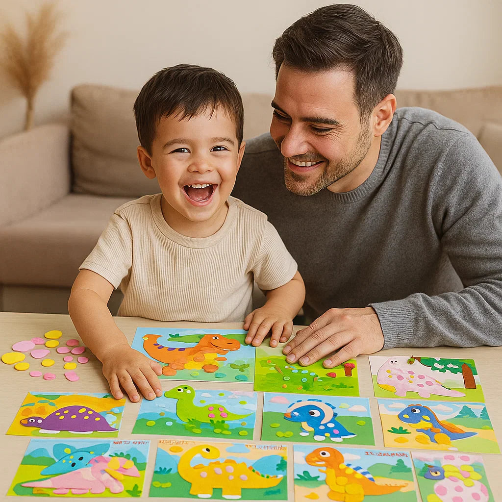 Kreatives Sticker Bastel Set für Kinder