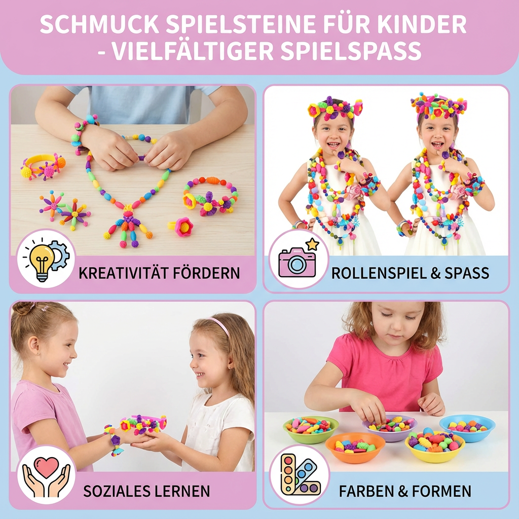 Schmuck Spielsteine für Kinder