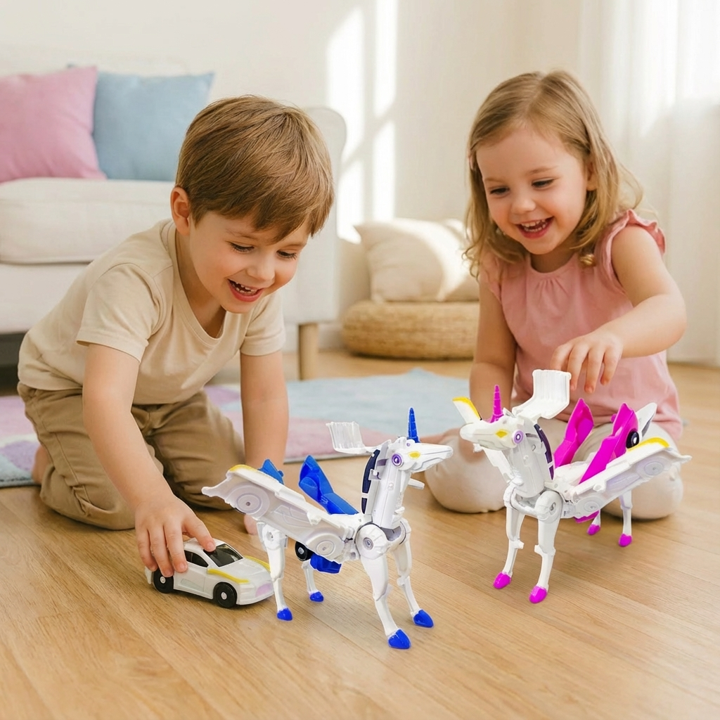 Transformierende Einhorn Spiel Autos