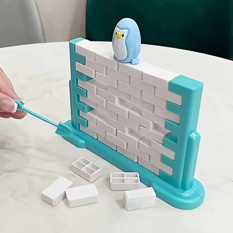 Pinguin Eiswand Balance Familien Spiel