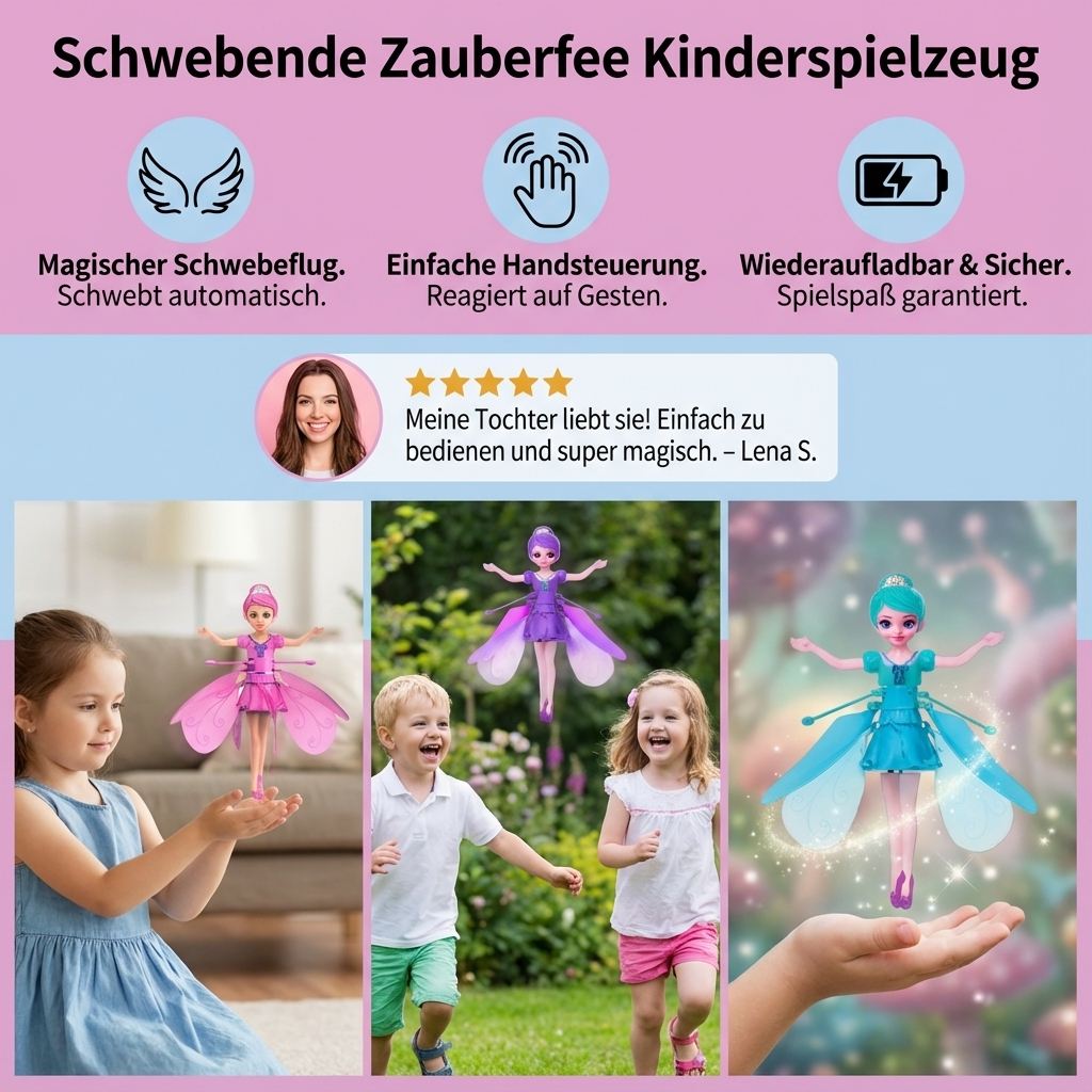 Schwebende Zauberfee Kinderspielzeug