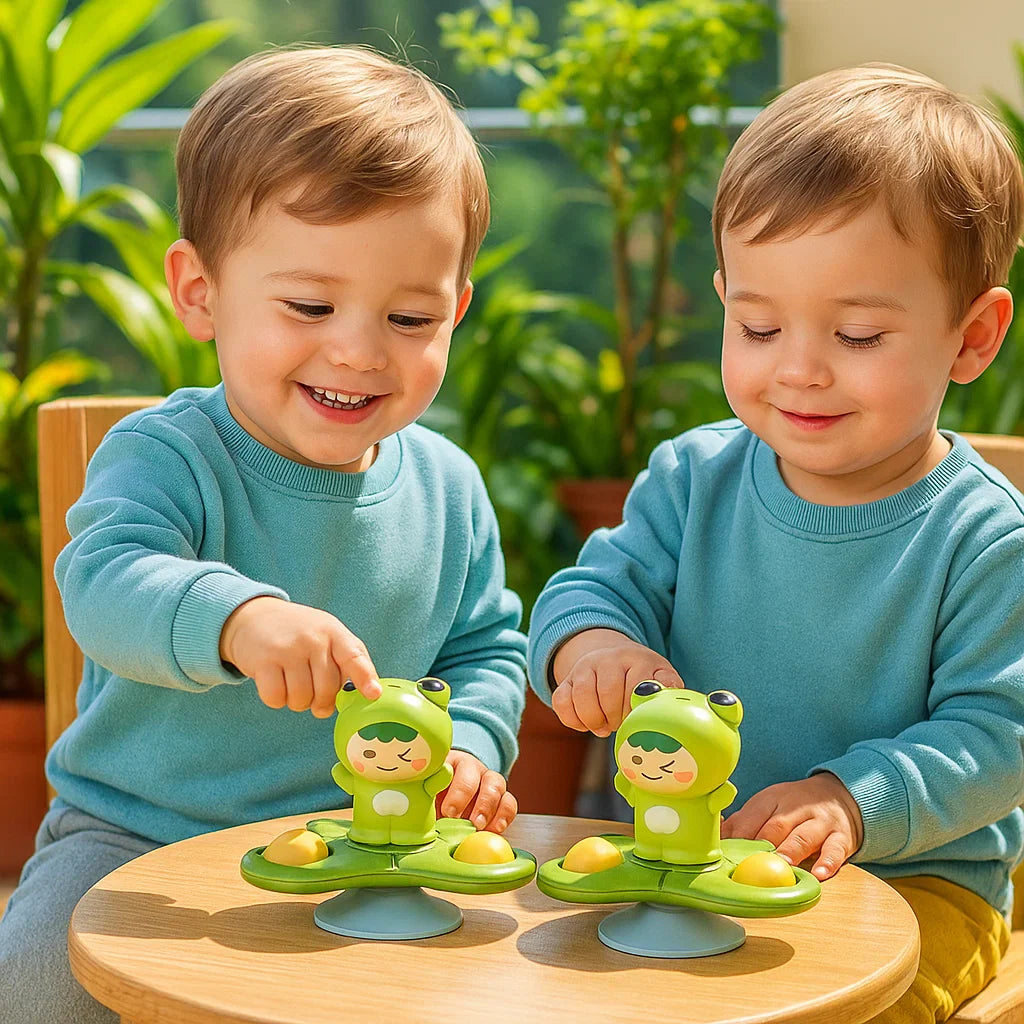 Montessori Saugnapf Spinner – Rotierendes Lernspielzeug