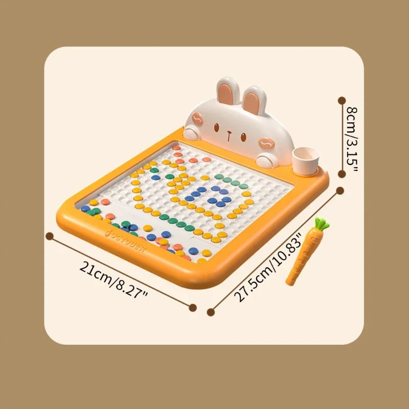Magnetisches Kreativboard – Lernspielzeug mit Karotten-Stift für Kinder