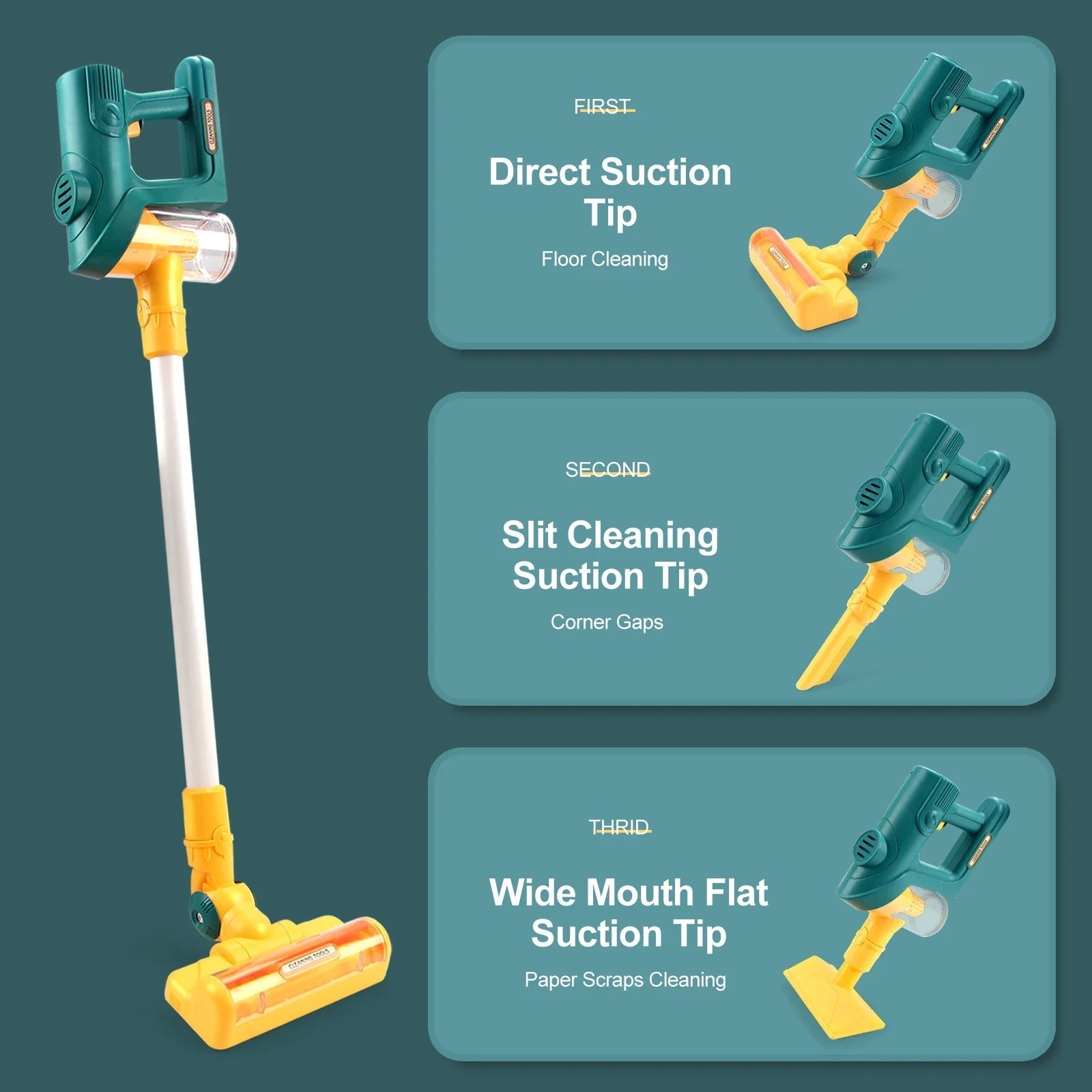 Mini-Staubsauger - Interaktives Kinderspielzeug