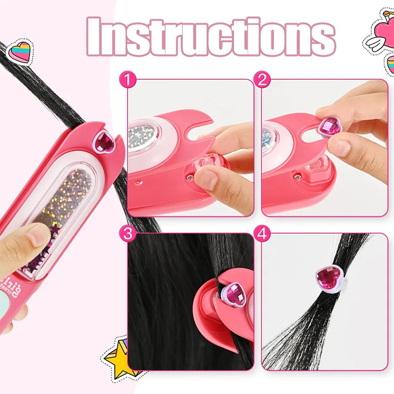 Lassen Sie es funkeln – Haarschmuck-Tacker für kreative Frisuren