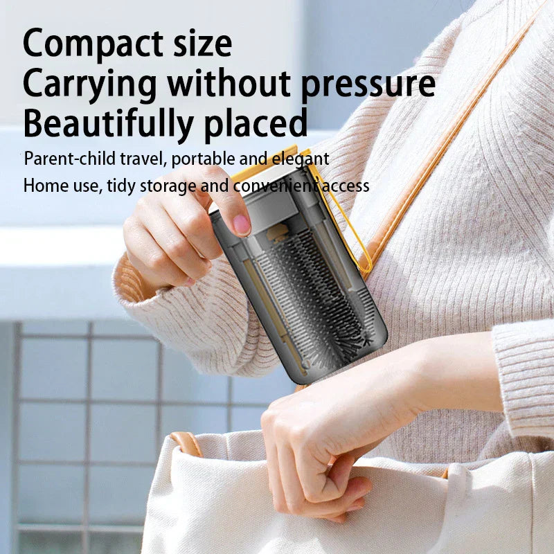 Babyflaschen-Reinigungsset – Praktische Bürste mit Zubehör für einfache Pflege unterwegs