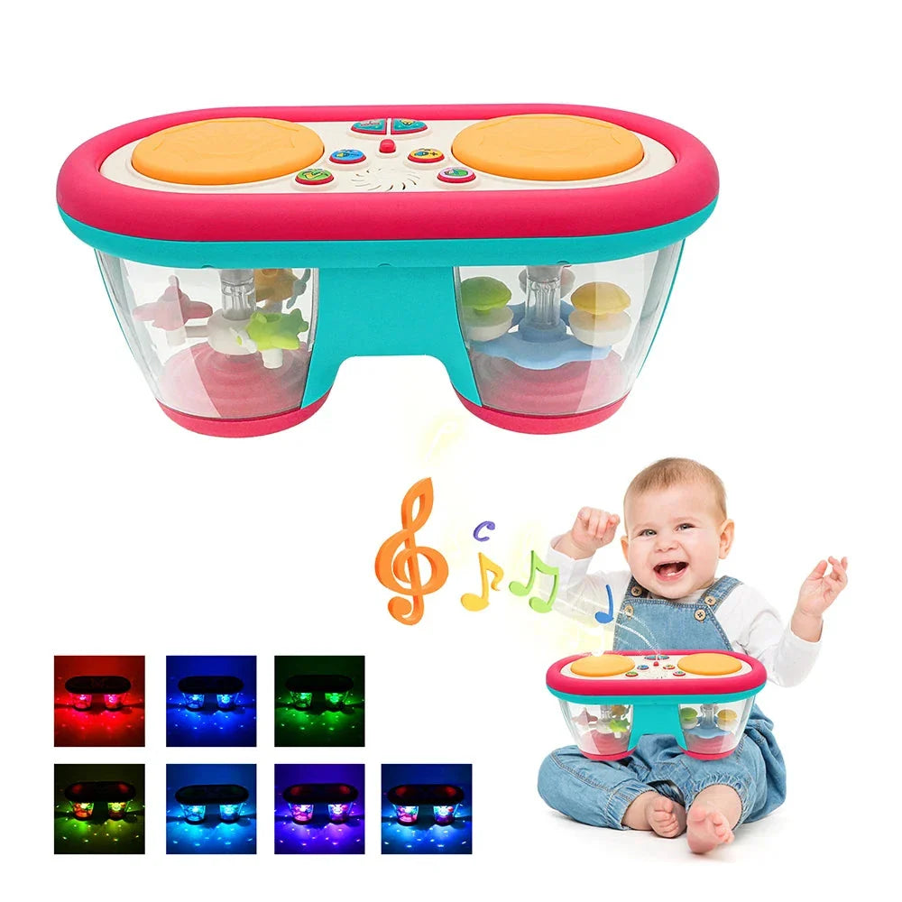 Rhythmus-Spaß – Baby-Trommel-Set Mit Licht & Musik