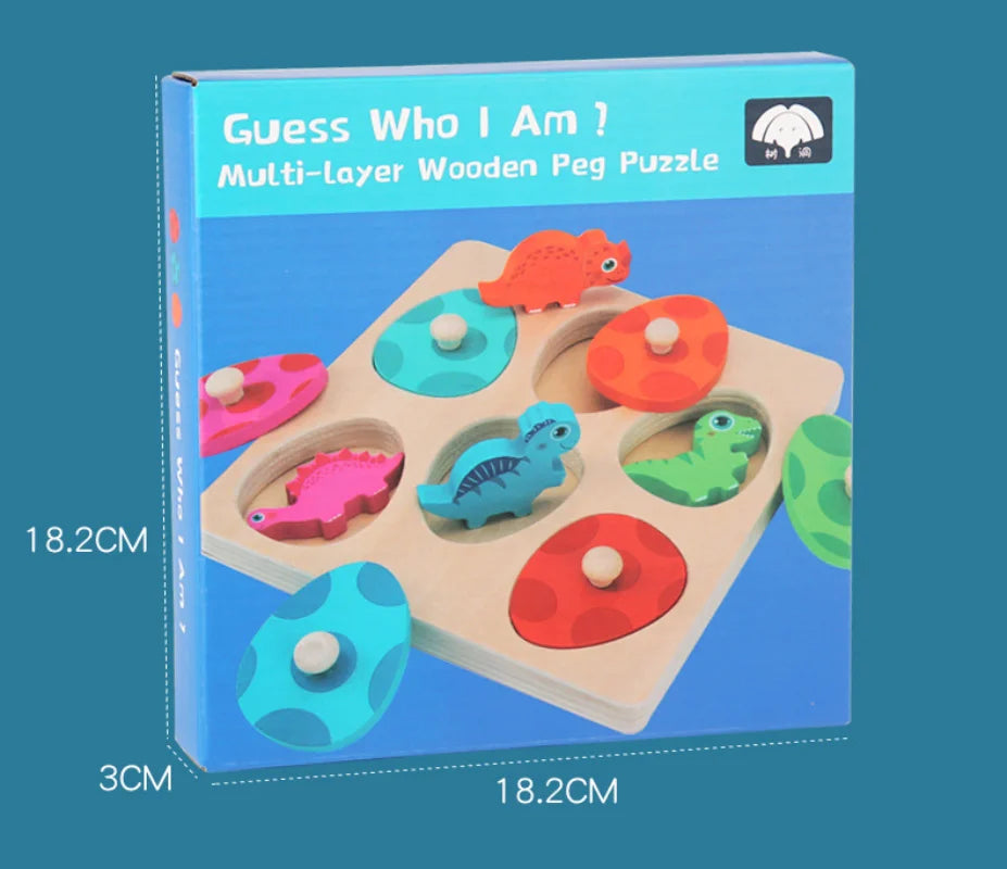 Dino-Rätsel – Prehistorische Lernpuzzle für Kinder