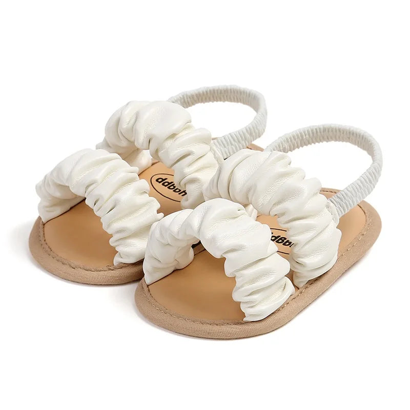 Weiche und Bequeme Baby-Mädchen Sandalen mit Rüschen