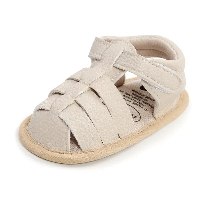 Soft Fit – Kinder Sandalen mit Schleifen in Weiß, Rosa und Schwarz
