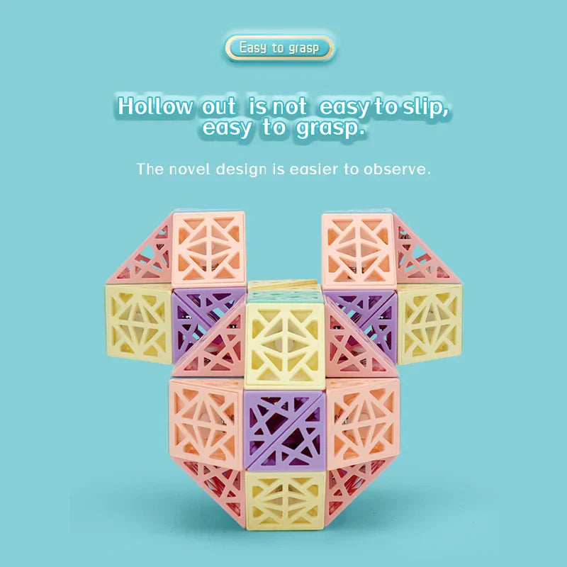 Hollowout Magic Ruler – Kreatives Baustein-Set zum Bauen, Drehen & Erforschen