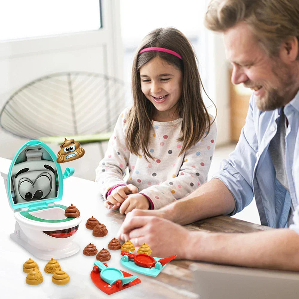 Sorgt für stundenlangen Spaß – Lustiges Toiletten-Familienspiel für Kinder & Erwachsene