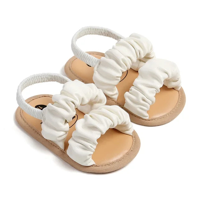 Weiche und Bequeme Baby-Mädchen Sandalen mit Rüschen