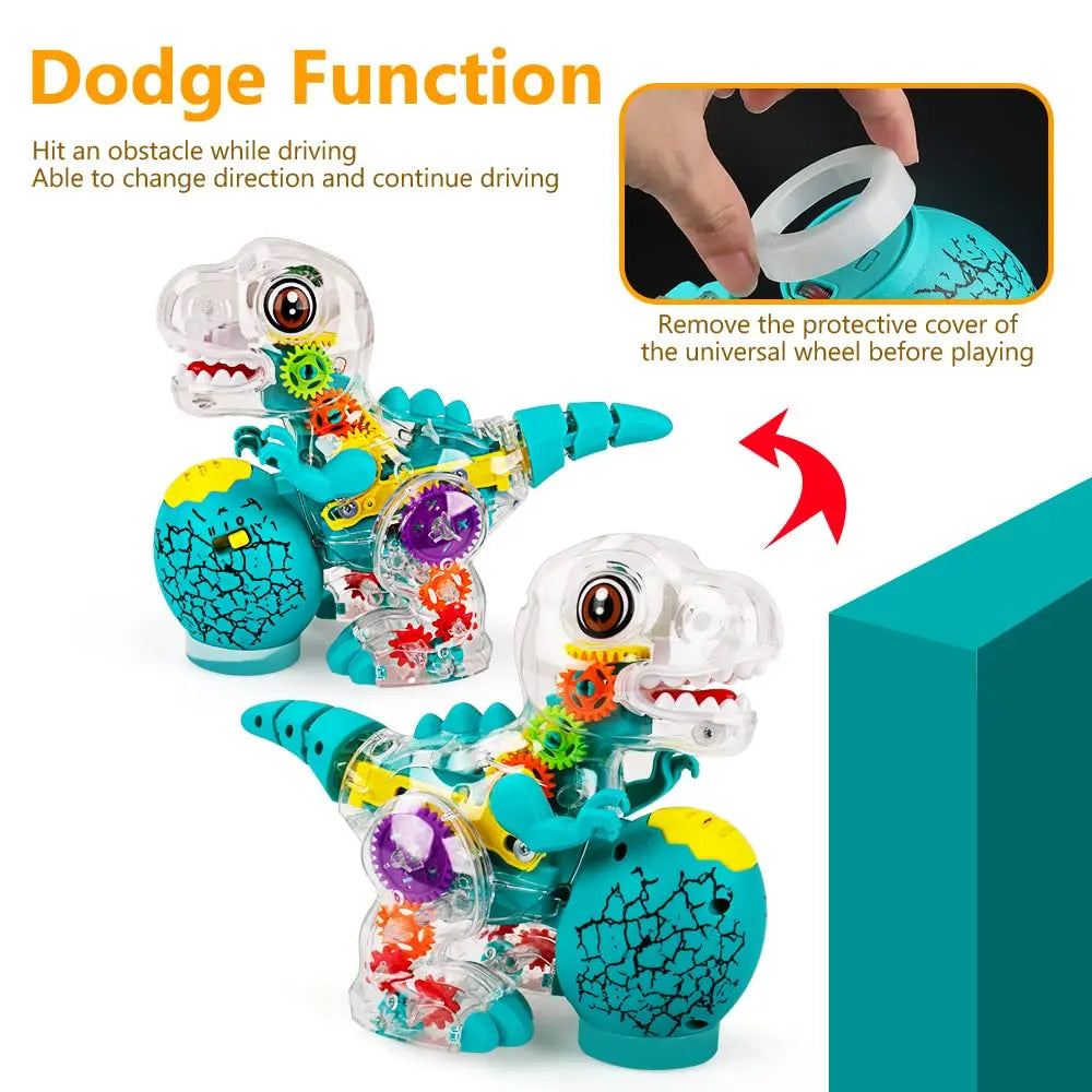 Leuchtende Dino-Abenteuer – Spielzeug Dino mit Musik und Lichtern