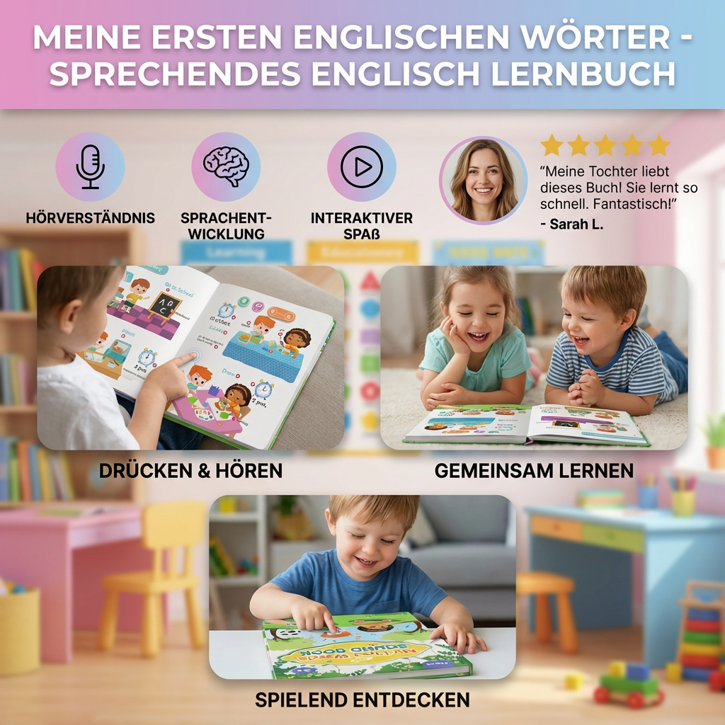 Meine Ersten Englischen Wörter - Sprechendes Englisch Lernbuch