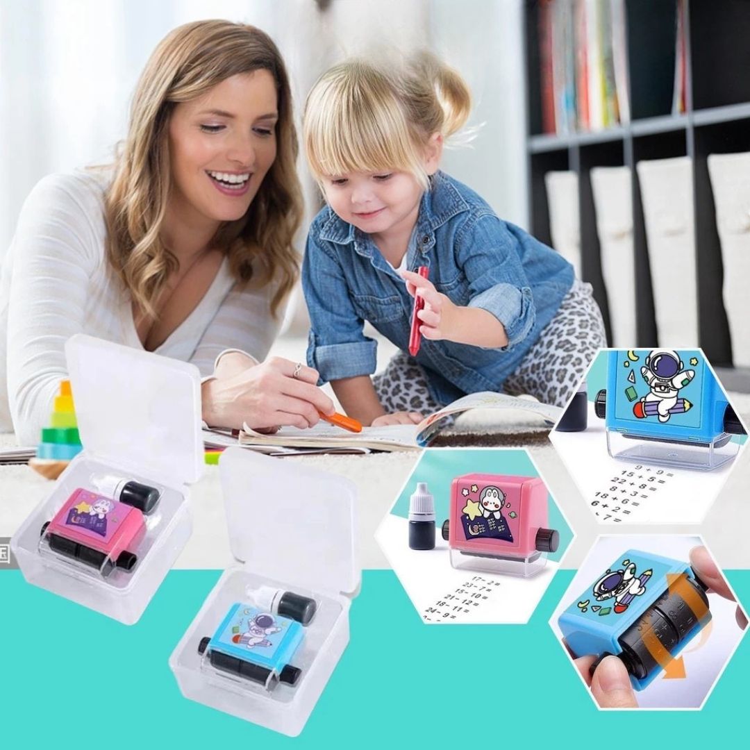 Mathematik-Lernstempel für Kinder