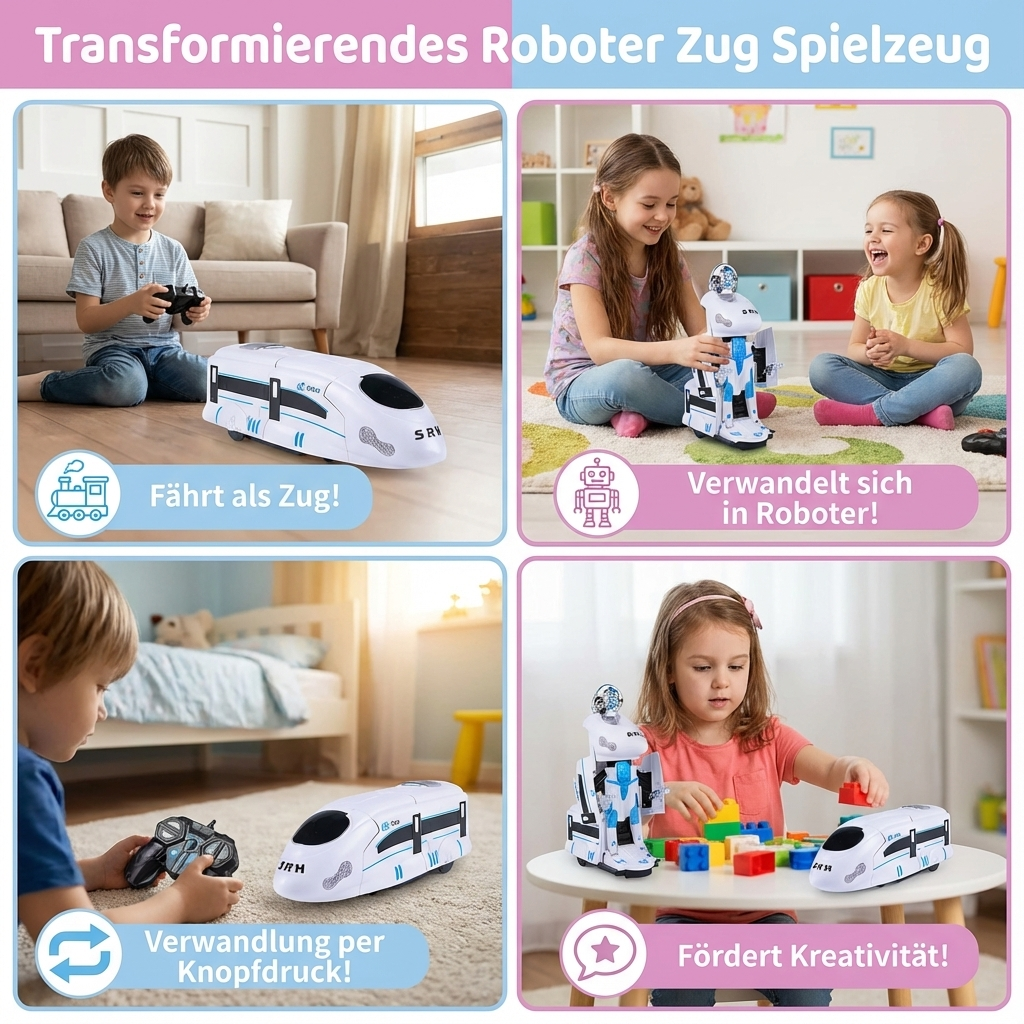 Transformierendes Roboter Zug Spielzeug