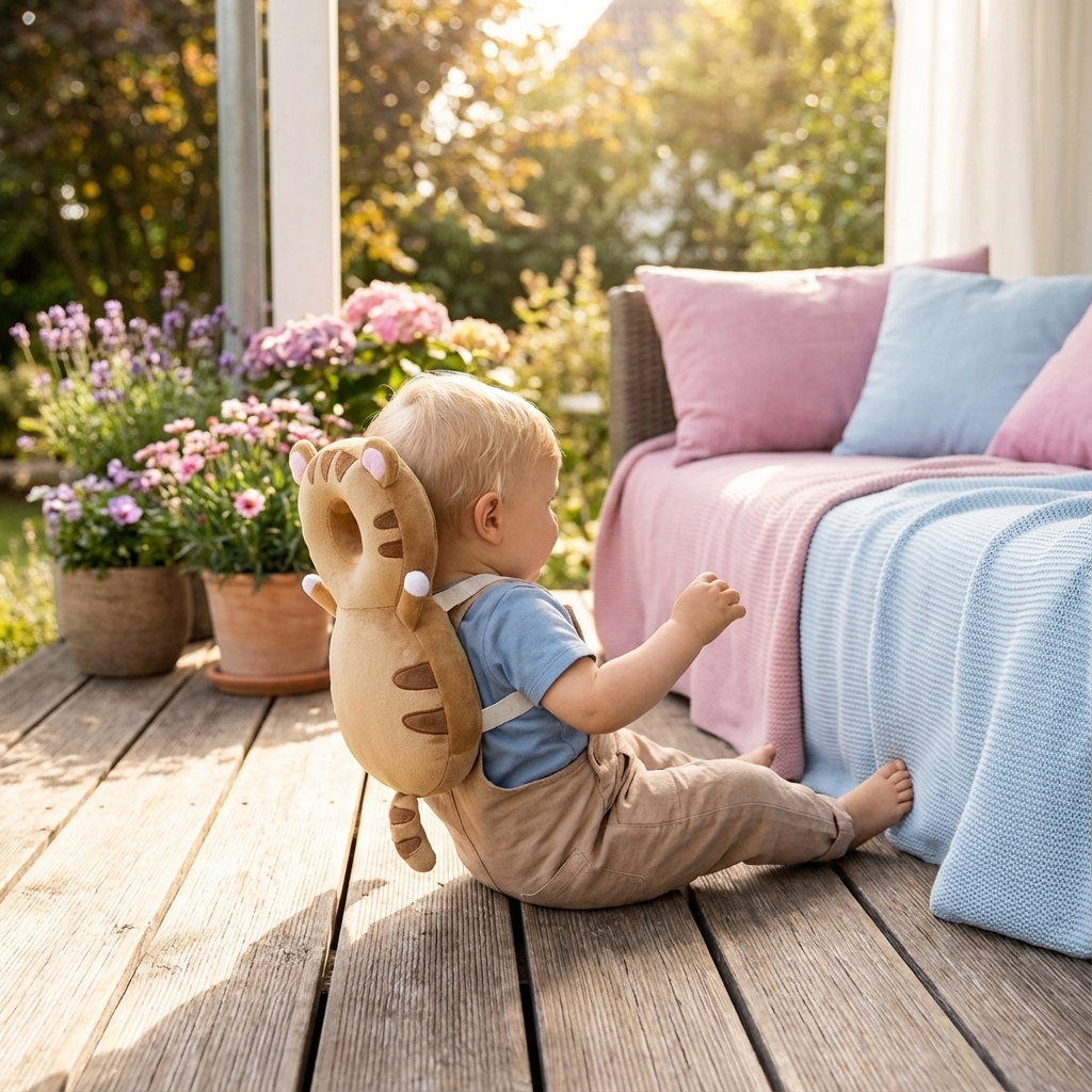 Niedlicher Baby Kopfschutz