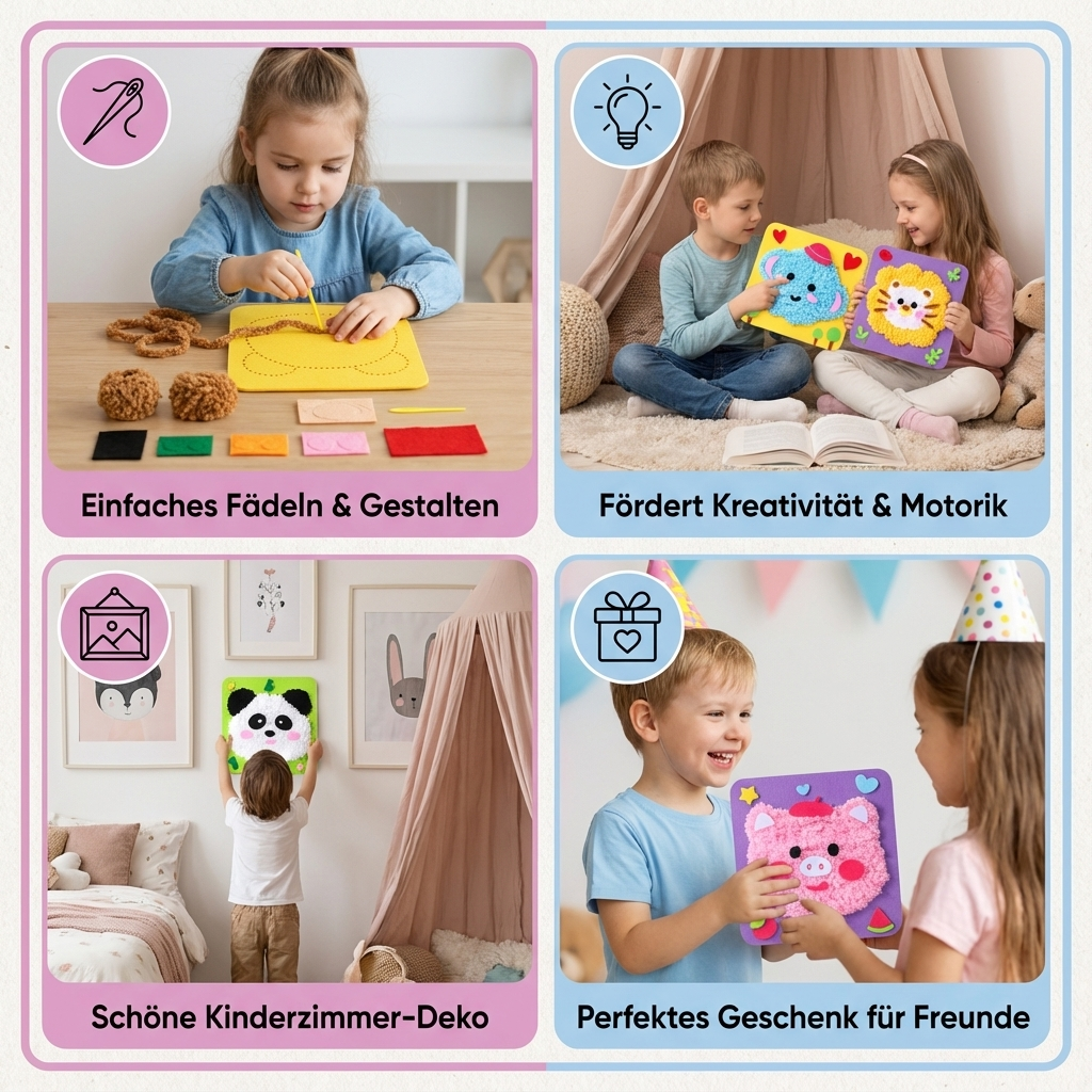 Stickpuppen Set zum selber Machen