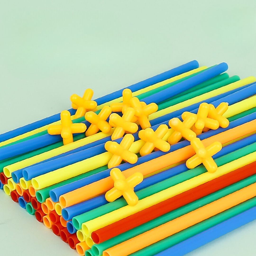 Kreatives Stangenbauset für Kinder