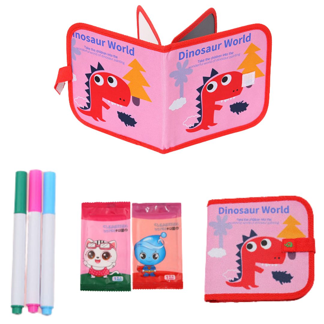 Wiederverwendbares Malbuch für Kinder