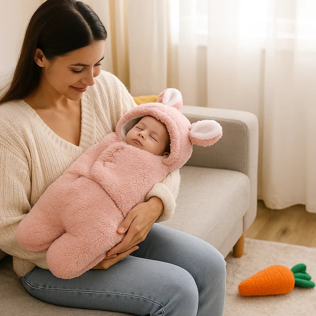 Baby Decke und Schlafanzug im Bärendesign