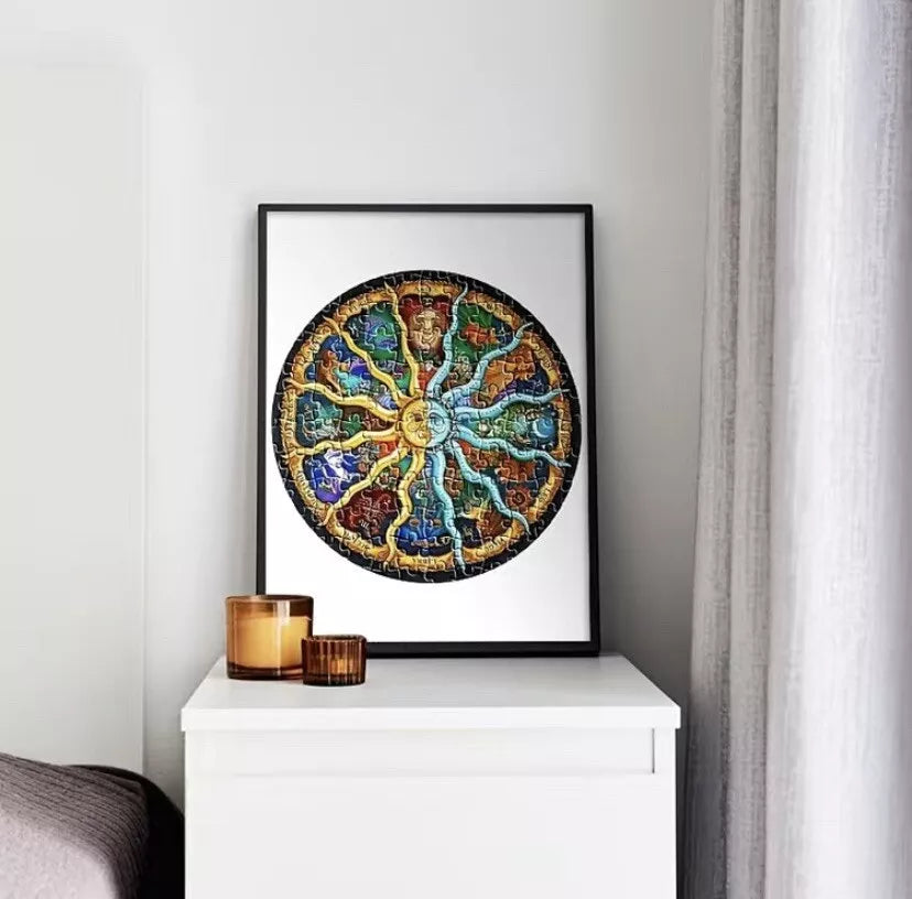 1000-teilige Runde Astrologie-Puzzle