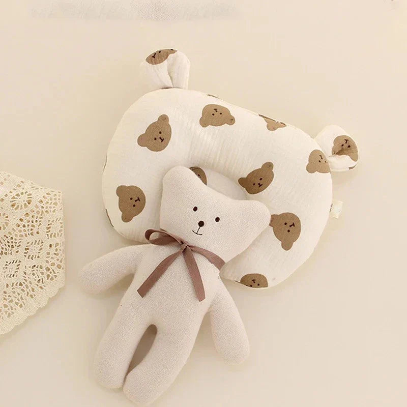 Baby Kopfkissen für Neugeborene – Ergonomisches Kissen gegen Kopfverformung