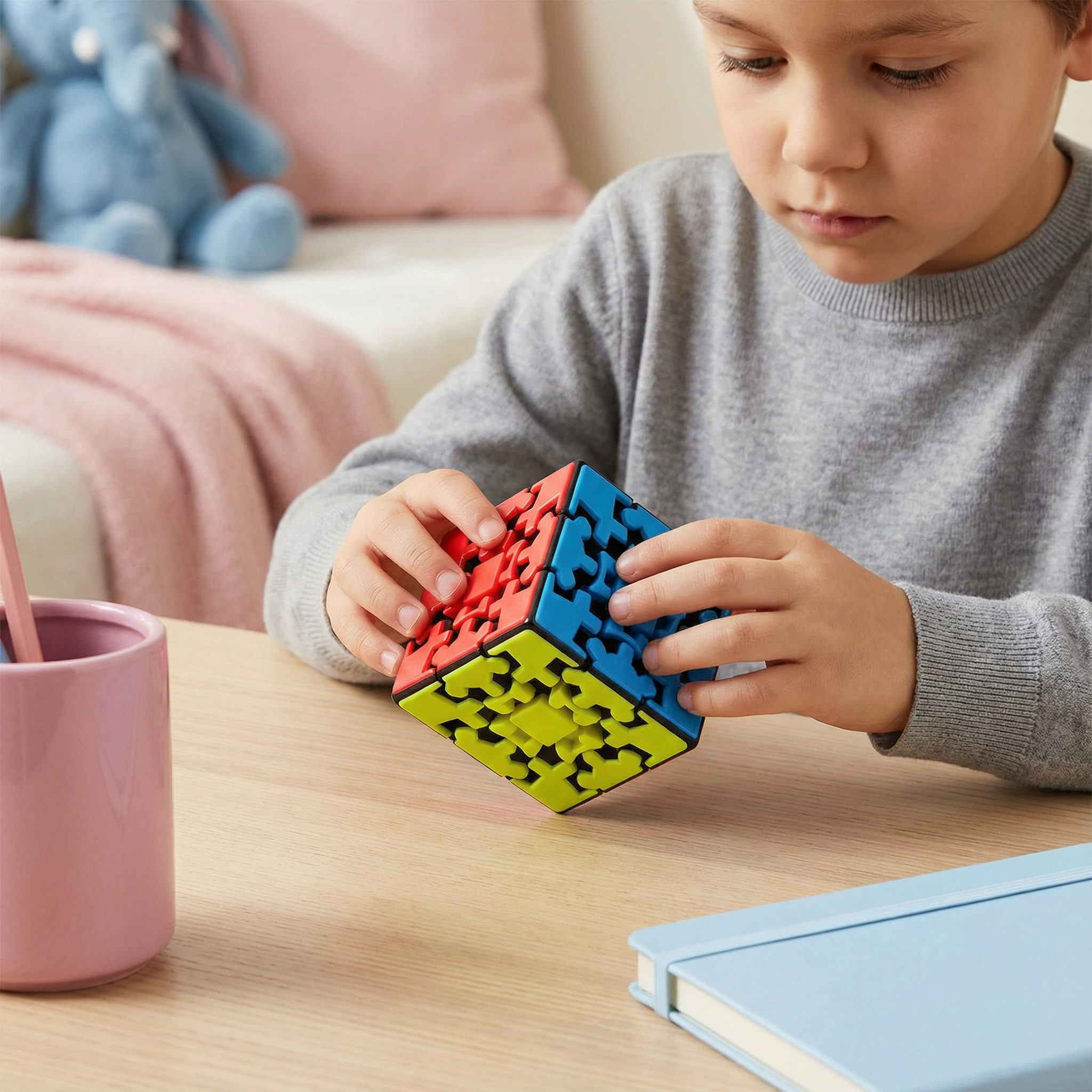 Zahnrad-Zauberwürfel 3×3×3 – Mechanisches Logikspiel