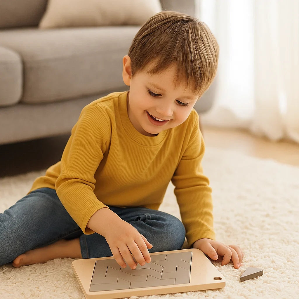 Tangram Rätsel Puzzle Spiel aus Holz