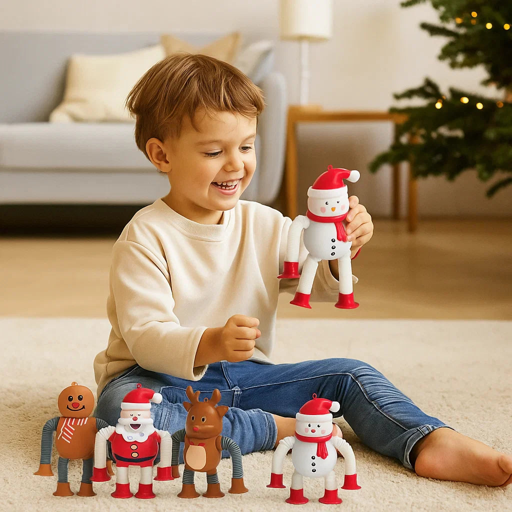 Weihnachtliche Sensorische Saugnapf Baby Spielzeug Figuren