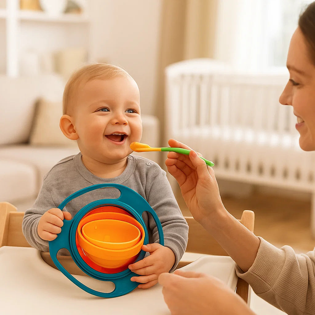 Auslaufsichere Babyschüssel – Essen ohne Kleckern