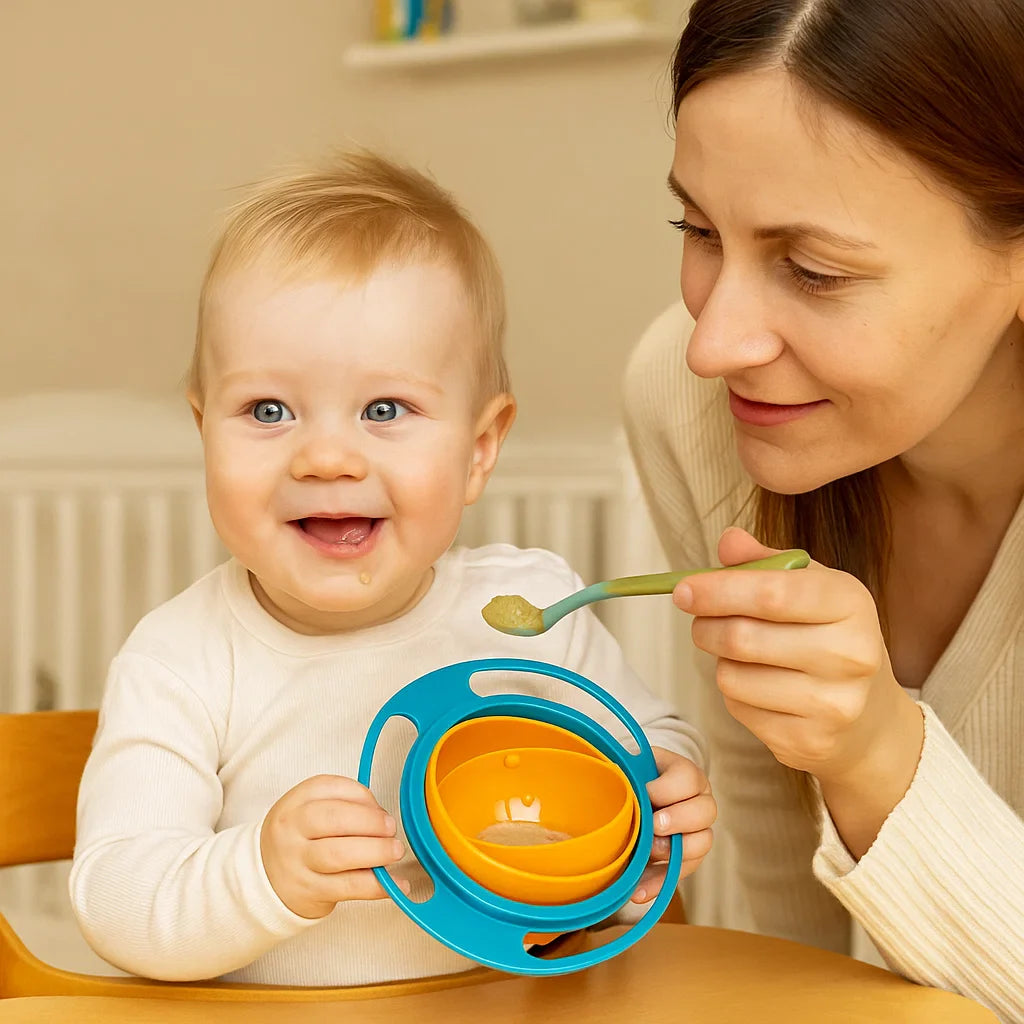 Auslaufsichere Babyschüssel – Essen ohne Kleckern