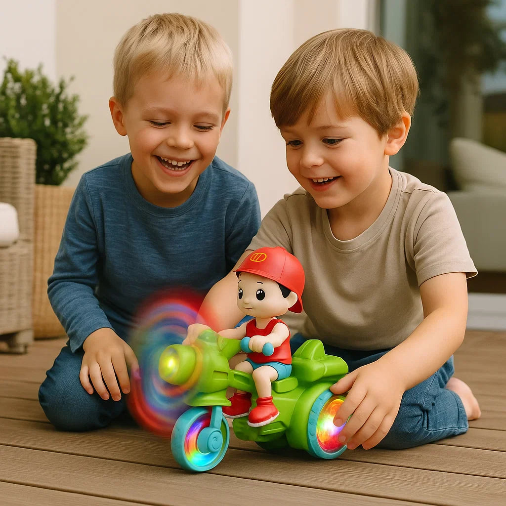 Leuchtendes Musik Kinder Stunt Roller Spielzeug