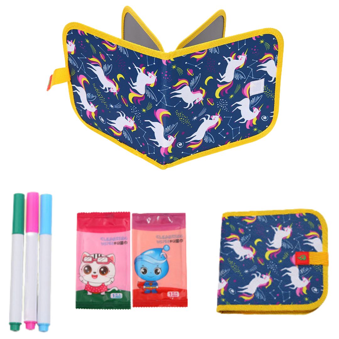 Wiederverwendbares Malbuch für Kinder